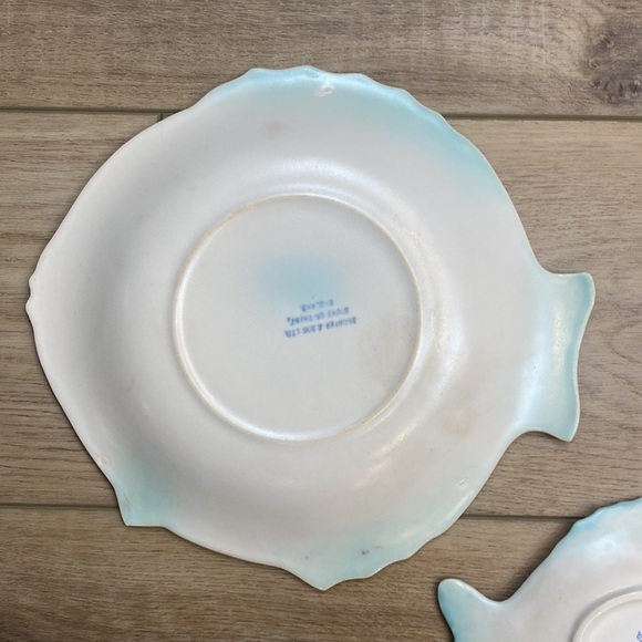 1930's Art Deco Fish‎ Plates - Picture 9 of 16